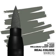 AK-Interactive: Real Color Acrylic Paint Marker - RAL7009 Hellgrau Light Grey