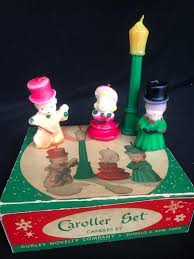 Icollect247 Com Online Vintage Antiques And Collectibles Gurley Novelty Candle Caroler Set In Box