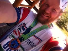 State 46 and marathon 56 in the books via whitefish, Montana! It was one  hot afternoon! I was so thankful for my husband and besties to be out there  handing me ice