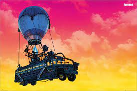 Fortnite Battle Bus Maxi Poster Poster Prints Landscape Poster Poster Wall