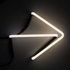 Seletti Neon Font Shaped Lamp Arrow 50 Liked On Polyvore Featuring Home Lighting Backgrounds Glass Lighting Neon Tube Lights Neon Lighting Neon Art