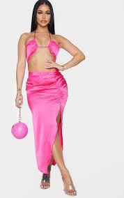 To provide property owners with a superior, safer, and less expensive deicer while supporting local families affected by breast cancer. Shape Hot Pink Cut Out Ruched Detail Midi Dress Prettylittlething Il