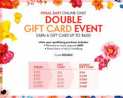 Check spelling or type a new query. Neiman Marcus Double Gift Card Event Elle Blogs