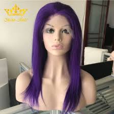 It is such a nice shade that looks fabulous on brown hair. China Purple Color Human Hair Full Lace Wig With Baby Hair China Full Lace Wig And Human Hair Price
