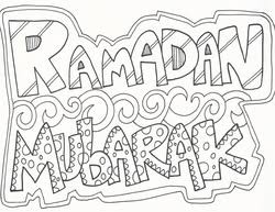 Eid ul adha free printables: Ramadan Coloring Pages Religious Doodles