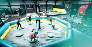 Prepare a gift for the children's party. Trampoline Park Fun For The Whole Family