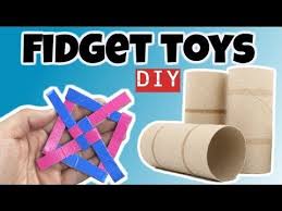 Diy Fidget Toys Toilet Paper Roll Toys Fidget Toys For School Easy For Kids To Make Youtube Diy Fidget Toys Fidgets Diy Fidget Toys
