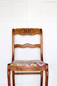 Plastic drop cloths or newspaper. Dining Chair Makeover How To Strip Paint And Recover Chairs Love Grows Wild