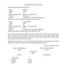 Tentu isinya berbeda yhaa (walapupun tujuanyna sama). Contoh Surat Talak Nikah Sirih Contoh Surat