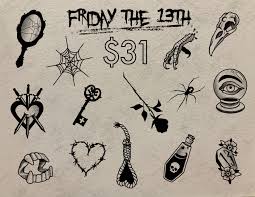 107 отметок «нравится», 5 комментариев — skin design tattoo nyc (@skindesigntattoosnyc) в instagram: Friday The 13th Flash Friday The 13th Tattoo Friday The 13th Flash Friday The 13th