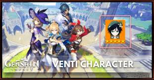 Venti Tier Talents Ascension Genshin Impact Zilliongamer
