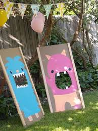 Kids Playground In The Backyard 20 Ideas For Equipment And Decoration Monster Birthday Parties Monster Party Summer Birthday Party