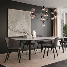 Dark Wood Interior Trend 2018 Contemporary Dining Room Design Modern Dining Room Dining Room Contemporary