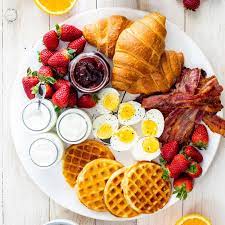 Easy Breakfast Board Simply Delicious Recipe Recipes Food Easy Breakfast