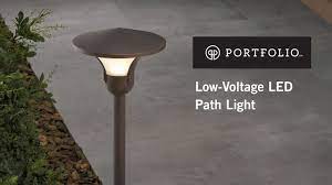 Solar matte gunmetal led path light the hampton bay solar path light is an easy the hampton bay solar path light is an easy way to brighten your landscape. How To Install A Low Voltage Landscape Path Light From Portfolio Youtube