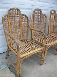 Tlc 4 Chippendale Chinese Bamboo Chairs Oriental Patio Rattan Pavillion Sty Four Ebay Bamboo Chair Chair Bamboo