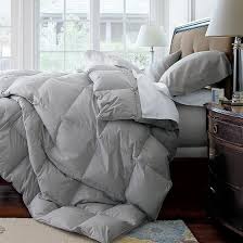This grey goose down comforter is filled with 100% white goose down. Looove It Down Comforter Comfortable Bedroom Down Comforter Bedding