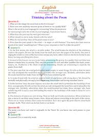 The wind breaks the doors of the window, scatters the papers and throws down the books on the shelf. Ncert Solutions For Class 9 English Beehive Chapter 2 In Pdf 2020 21