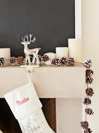 Home decor ideas.with pine cones. Diy Holiday Pinecone Garland Hgtv