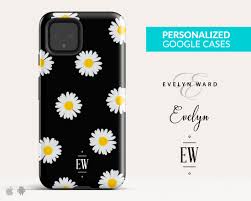 Unov pixel 3 case clear with design soft tpu shock absorption slim embossed floral pattern protective back cover for pixel 3 5.5 inch (flower abitku google pixel 3 case, google pixel 3 slim case, silicone gel rubber case soft microfiber cloth lining cushion compatible for google. Daisies Google Pixel 5 Case Pixel 4a 5g Case Pixel 3xl Case Etsy