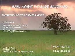 Services A La Personne Avant Paysage Savoyard 73330 David Lopes