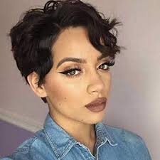 Today we are going to show you that there is no way you should not try something as sassy as curls! Boycut Sexy Curly Pixie Short Human Hair Lace Front African American Wigs For Women Side Part Short Curly Full Lace Wigs With Baby Hair Natural Black 130 Lace Front Wig 8inch