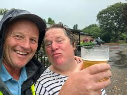 Always time for a parade when campaign was done, lift that tag up , step up  from jap 6 speed. Mick Buckley's pride n joy