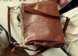 Chic Vintage Design Hand Bag Leather Shoulder Purse Leather Messenger Bag Men Shoulder Bag Women