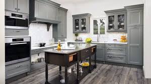 Fabuwood Nexus Slate Stunning Gray Frameless Kitchen Cabinets Grey Kitchen Floor Kitchen Flooring Grey Wood Floors Kitchen