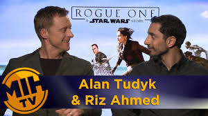 Riz ahmed was originally going to play a very different character in rogue one: Alan Tudyk Riz Ahmed Rogue One A Star Wars Story Interview Youtube