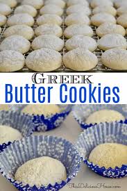 Greek Butter Cookies Large Batch Recipe This Delicious House Recette En 2020 Biscuits Grecs Dessert Grec Cookies Sans Beurre