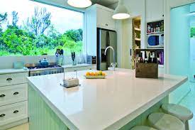Guide to what are the best option and colors when replacing counters? Caesarstone Pure White Quartz Exceptional Value At Low Price