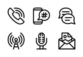 Communication Icons By Alleatha Communication Icon Icon Communication