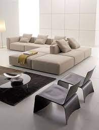 There's a good chance that you've never seen a sofa like this, and this incredibly creative design will definitely make you do a double take. Image Result For Double Sided Sectional Contemporary Living Room Design Sofa Design Living Room Interior
