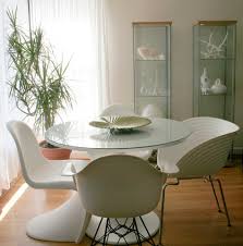 Budget Version Of Saarinen Tulip Table Ikea Docksta With Added Glass Top I Like Saarinen Tulip Table Tulip Table Table