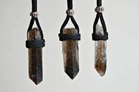 Smokey Quartz Necklace Raw Smokey Quartz Jewelry Rough Stone Necklace Mens Gemstone Necklace Protection Necklace Long Smoky Quartz Raw Quartz Necklace Smoky Quartz Jewelry Quartz Crystal Necklace