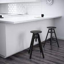 Ikea counter stools transitional kitchen california paints. Dalfred Bar Stool Black Ikea