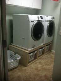Finished Laundry Pedestal Finished Laundry Pedestal Waschmaschine Laundry Room Diy Laundry Pedestal Laundry Room Design