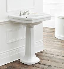 20 inch mayfair pedestal sink in white