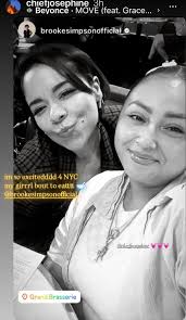 Brooke Simpson at The Tonys watch party Kimberly JaJuanaJuan,