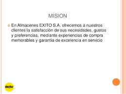 Estamos a la espera de tus datos por mensaje interno, para darte una pronta solución. Presentacion Powerpoint Grupo Exito S A