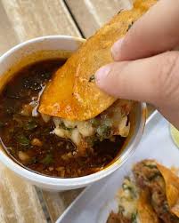 Season all with salt and pepper. Quesa Taco De Birria De Res El Ultimo Taco Taqueria