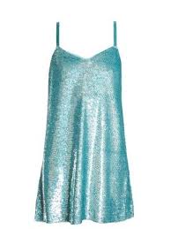 Sequin Embellished Silk Georgette Minidress By Ashish Sequin Dress Short Blue Sequin Dress Short Beaded Dress Short