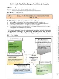 1.pembentukan satu sistem pendidikan kebangsaan. Unit 2 Kpf