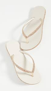 havaianas slim sparkle flip flops