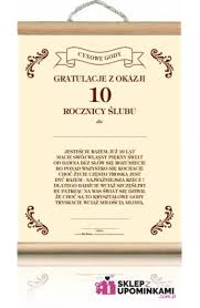 Maybe you would like to learn more about one of these? Dyplom Na 10 Rocznice Slubu