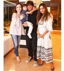 The surrogate carried the baby and gave birth to him, but biologically abram is 100% the child of gauri and shah rukh. Gauri Khan Shares An Endearing Picture On Son Abram S 5th Birthday Filmfare Com