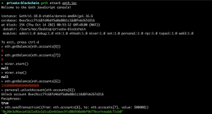 The routine for sending a new transaction to the blockchain is unlocking the account in the geth client, submitting the transaction and . A Guide To Private Ethereum Mining With Geth Go Ethereum Dev Community