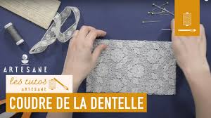 Comment coudre une dentelle autour d'un napperon. Tuto Comment Coudre De La Dentelle Youtube
