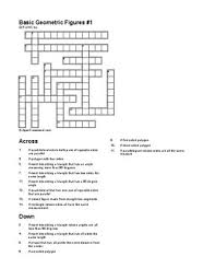 Get hints, track time, print, access previous puzzles and much more. Easy School Word Puzzles Geometric Shapes Crossword Puzzle By Easy School
